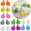 Multifunction Self Adhesive Thumb Hook(9 colors/set)