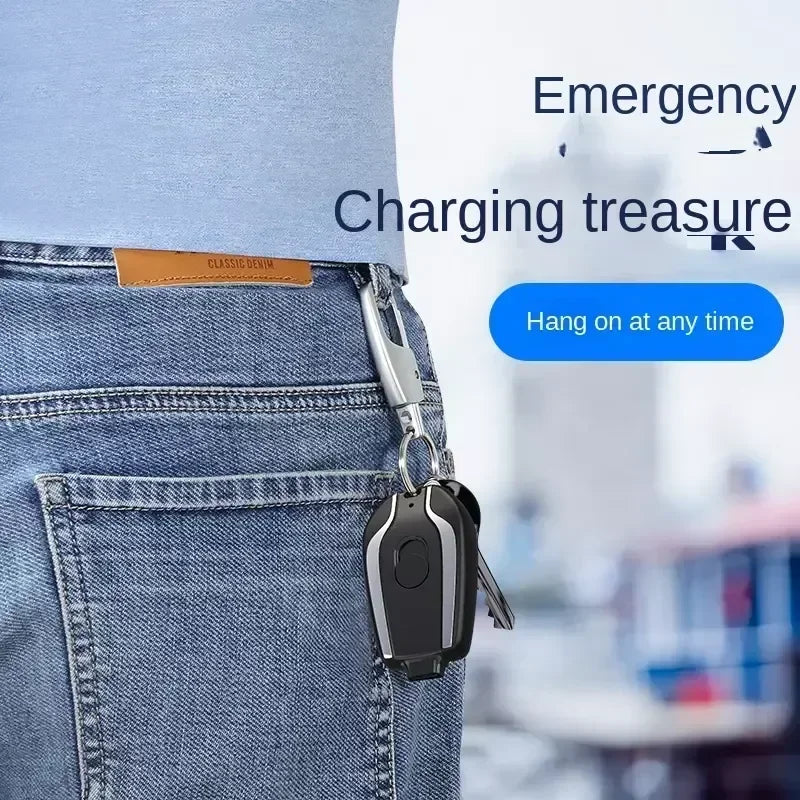 Portable Keychain Emergency Power Bank 1500mAh(50% OFF Last Day!!!)