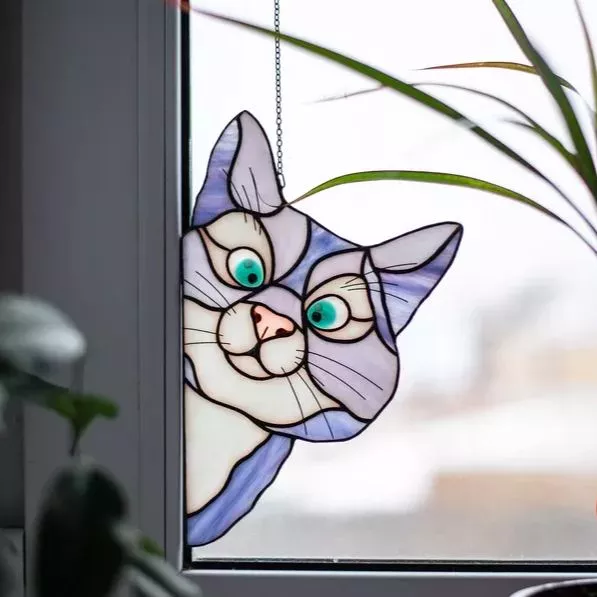 Great Black Friday Sale🔥-Peeking Cat Window Hanger