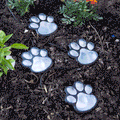 Solar Lights Outdoor Waterproof Dog Paw Lights