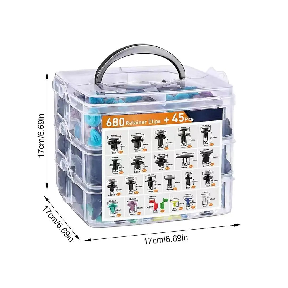 Universal Car Retainer Clips & Fastener Remover Set