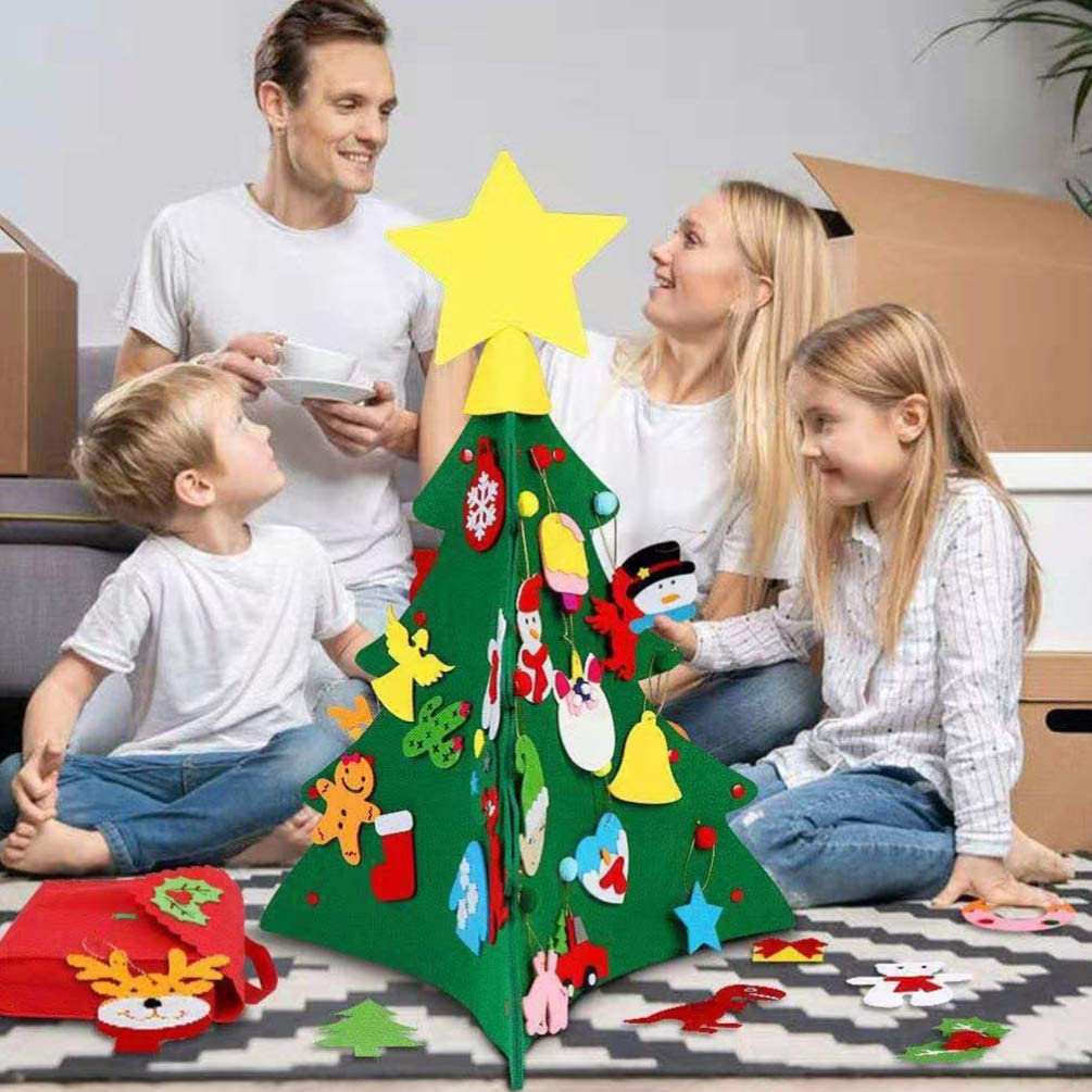 DIY Felt Christmas Tree Set