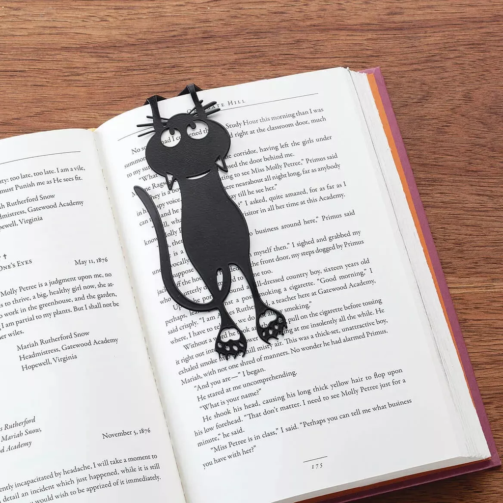 😹Curious Cat Bookmark- Locate Reading Progress With Cute Cat Paws🐾