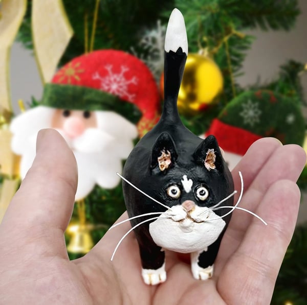 🔥Black Friday Sale -🎁Kitty Ciniature Sculpture
