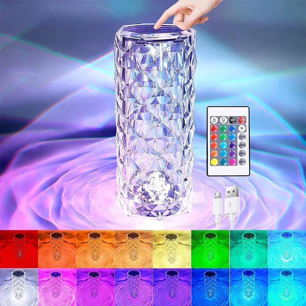 🔥Early Christmas Sale 50% Off - Touching Control Rose Lamp✨