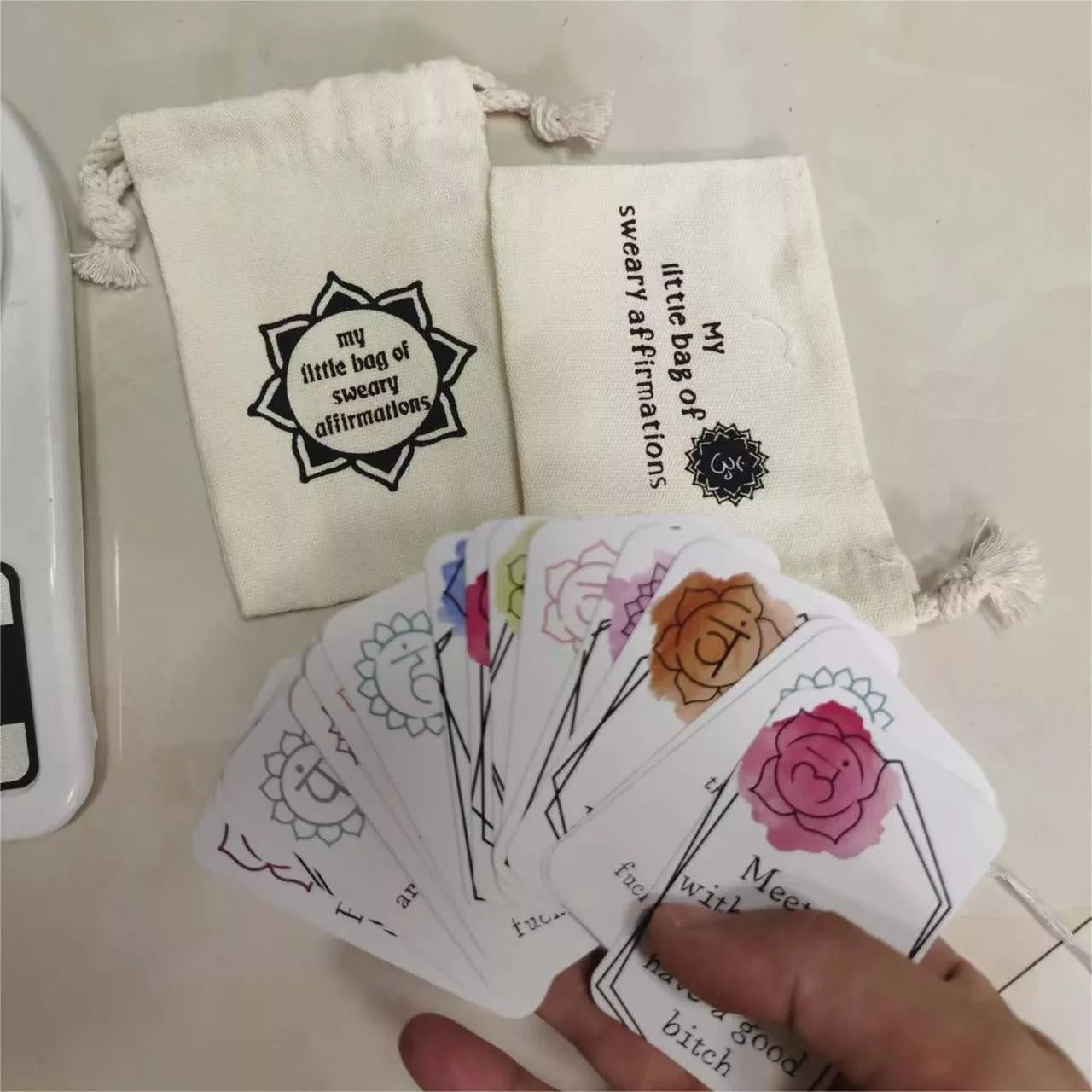 🎅Christmas Pre Sale🔥-Funny Affirmation Card Gift With Storage Pouch🎁