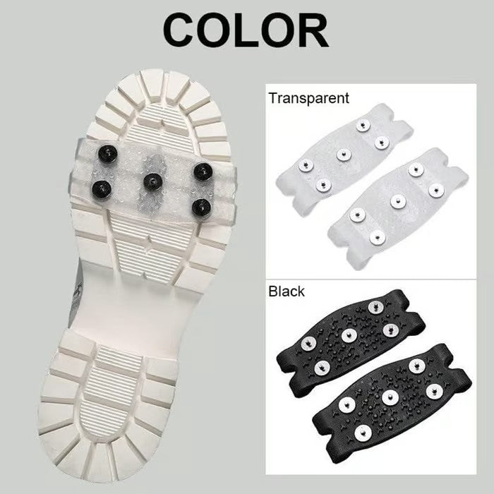 Manganese steel spikes anti-slip shoe covers