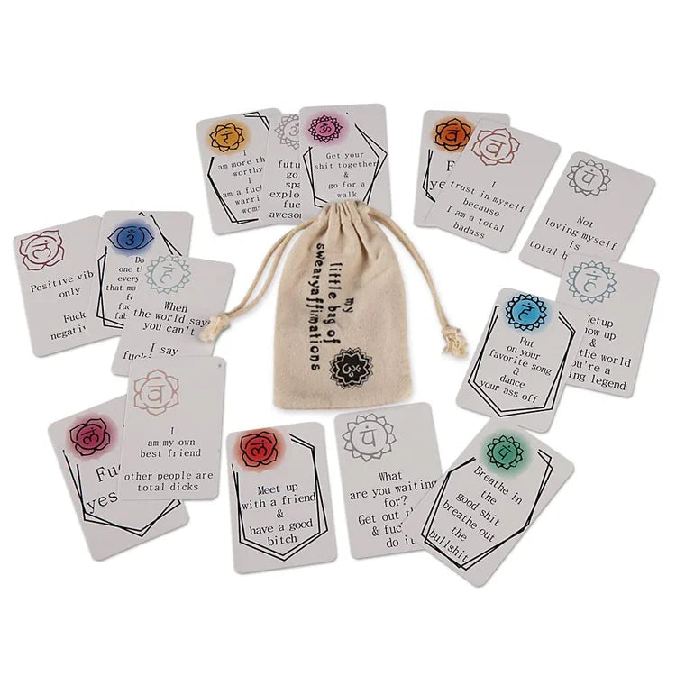 🎅Christmas Pre Sale🔥-Funny Affirmation Card Gift With Storage Pouch🎁