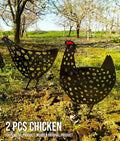 Chicken Yard Metal Art Decoration
