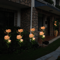 SOLAR🌹SPRING ROSE GARDEN STAKE LIGHTS