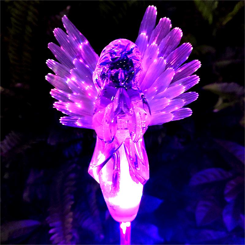 Solar-Powered Angel Lights Memorial Gifts