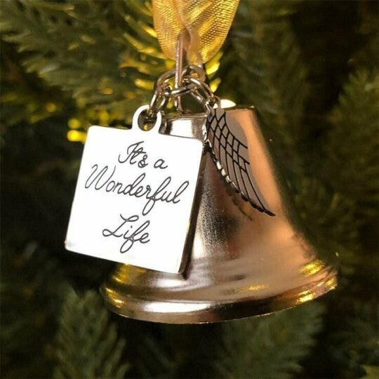 Angel Wings Bell--Memorial Christmas Gift