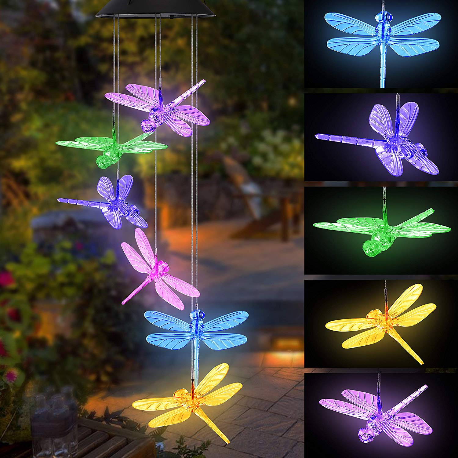 2022 Solar Powered Wind Chimes Lights