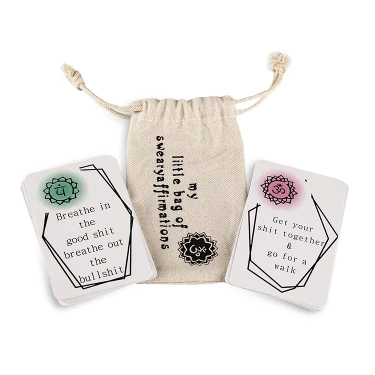 🎅Christmas Pre Sale🔥-Funny Affirmation Card Gift With Storage Pouch🎁
