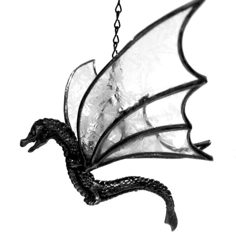 Colorful Stained Hanging Dragon Decoration
