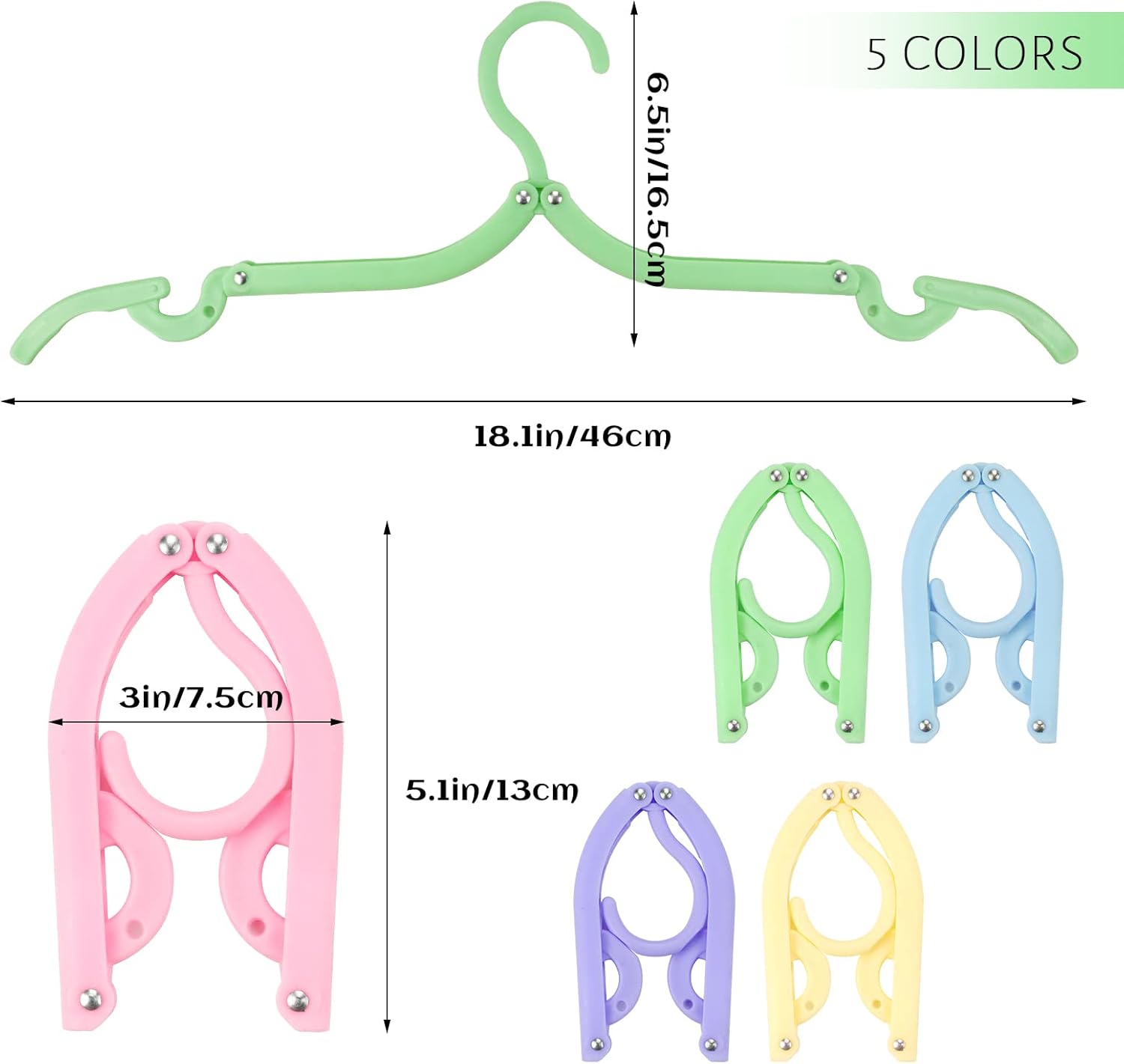 Foldable Clothes Hangers(5 pcs/set)