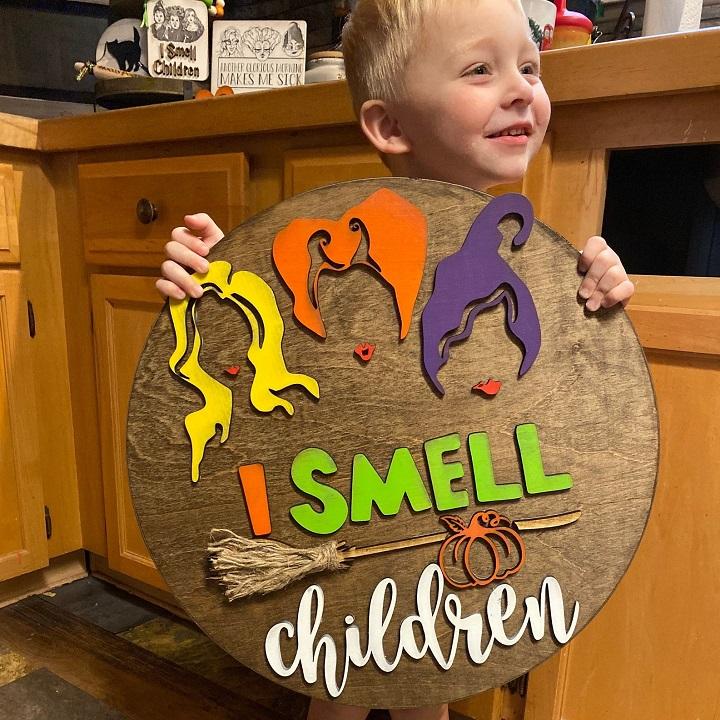 I Smell Children（Hocus Pocus Door Hanger）