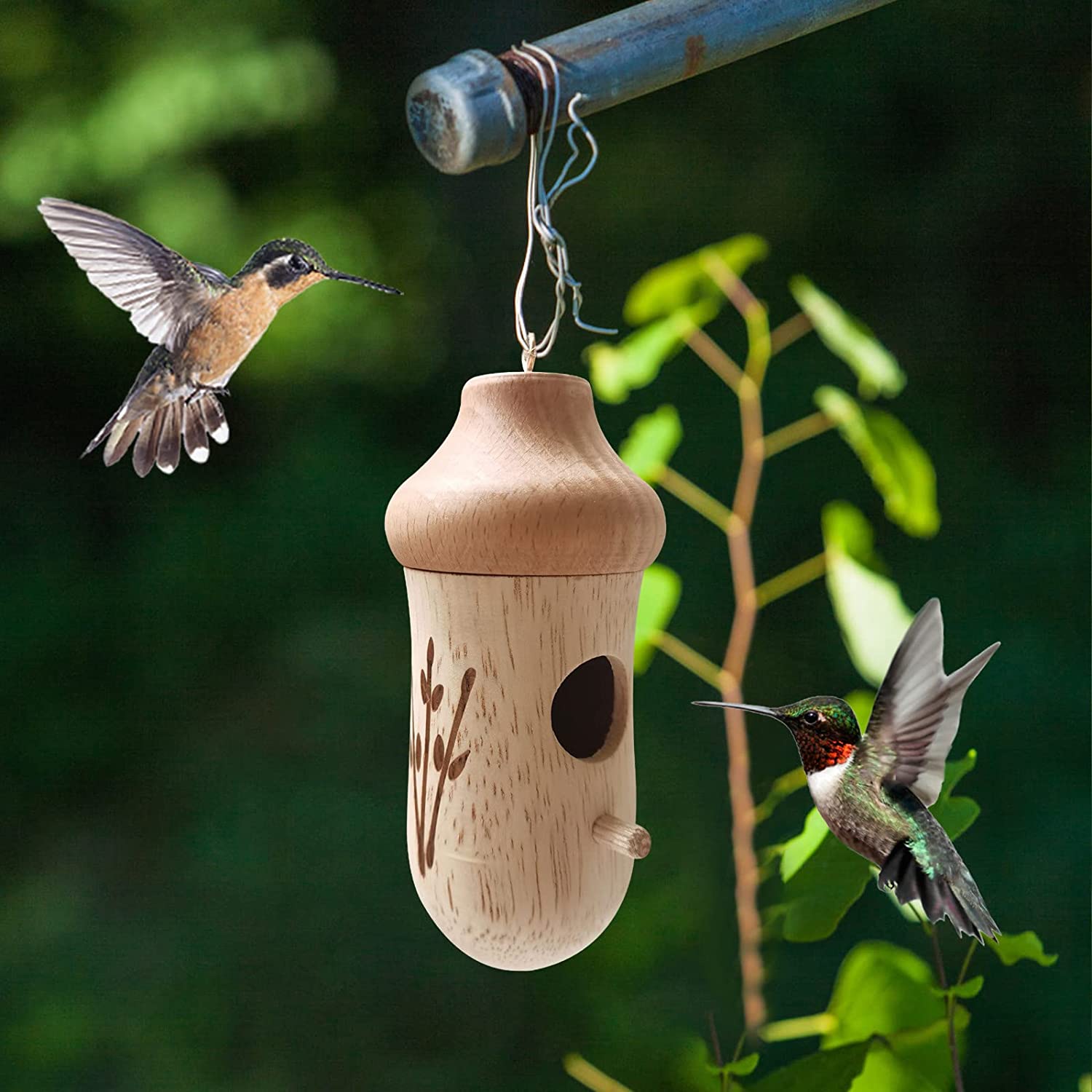Last Day 70%OFF -Wooden Hummingbird House-Gift for Nature Lovers