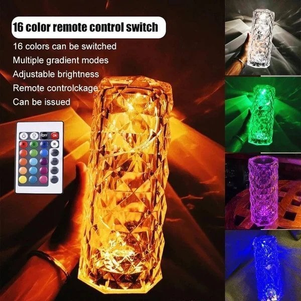 🔥Early Christmas Sale 50% Off - Touching Control Rose Lamp✨