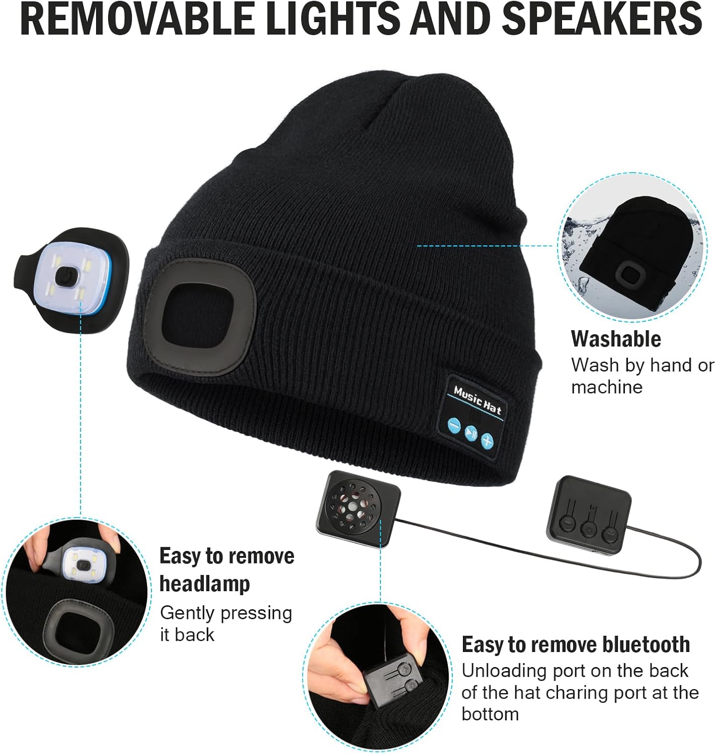 3-in-1 Function Bluetooth Beanie(30% OFF!!!)