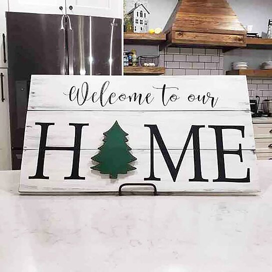 Family Sign With 7 Interchangeable Pieces 🌟 🌟