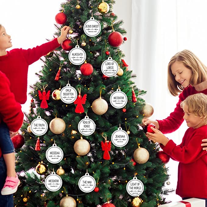 🔥Early Christmas Sale🔥Names Of Jesus Christ Ornaments (24 Pcs)