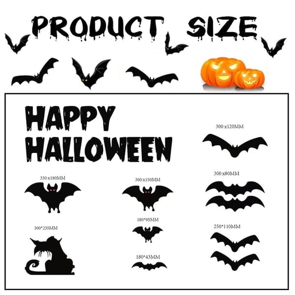 Reusable Halloween Garage Door Magnet Decorations