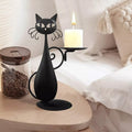 Black cat candlestick