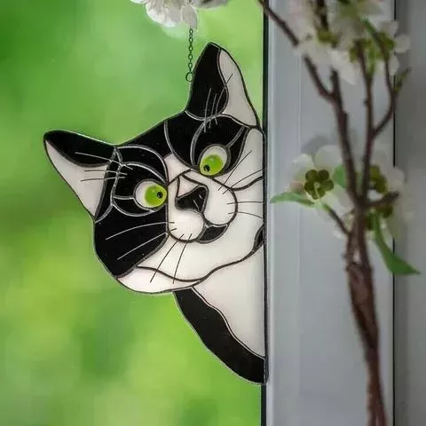 Great Black Friday Sale🔥-Peeking Cat Window Hanger