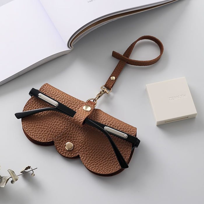 ✨Soft Leather Sunglasses Bag