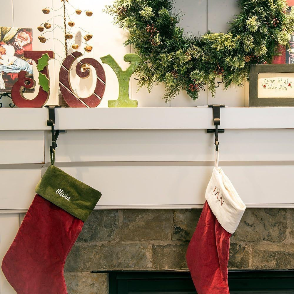 2024 New Heavy duty 2-in-1 garland and stocking hangers