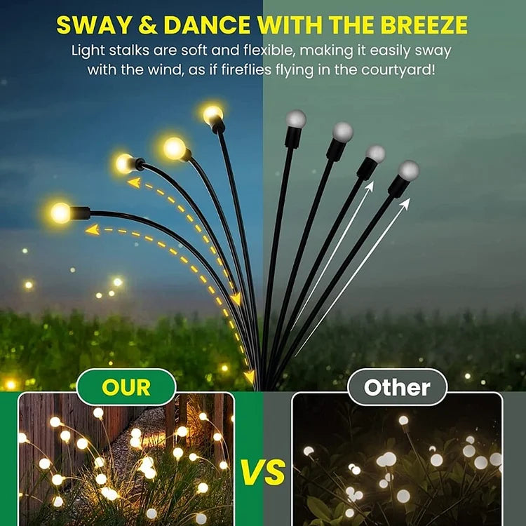 Solar Powered Firefly Light