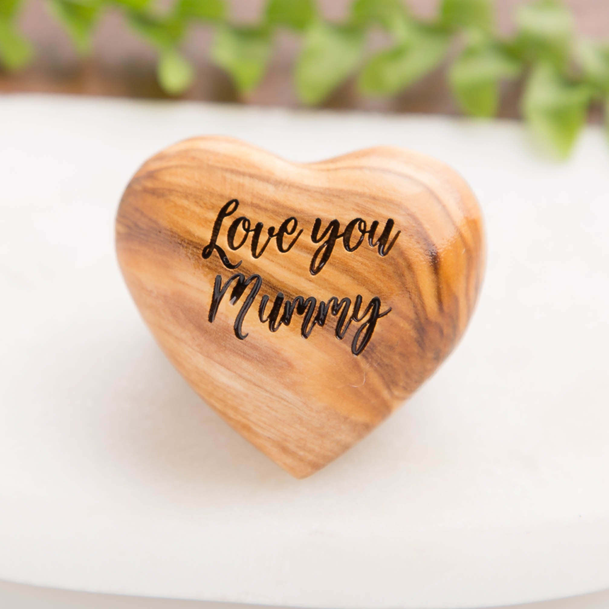 Pocket Hug Wooden Heart Token