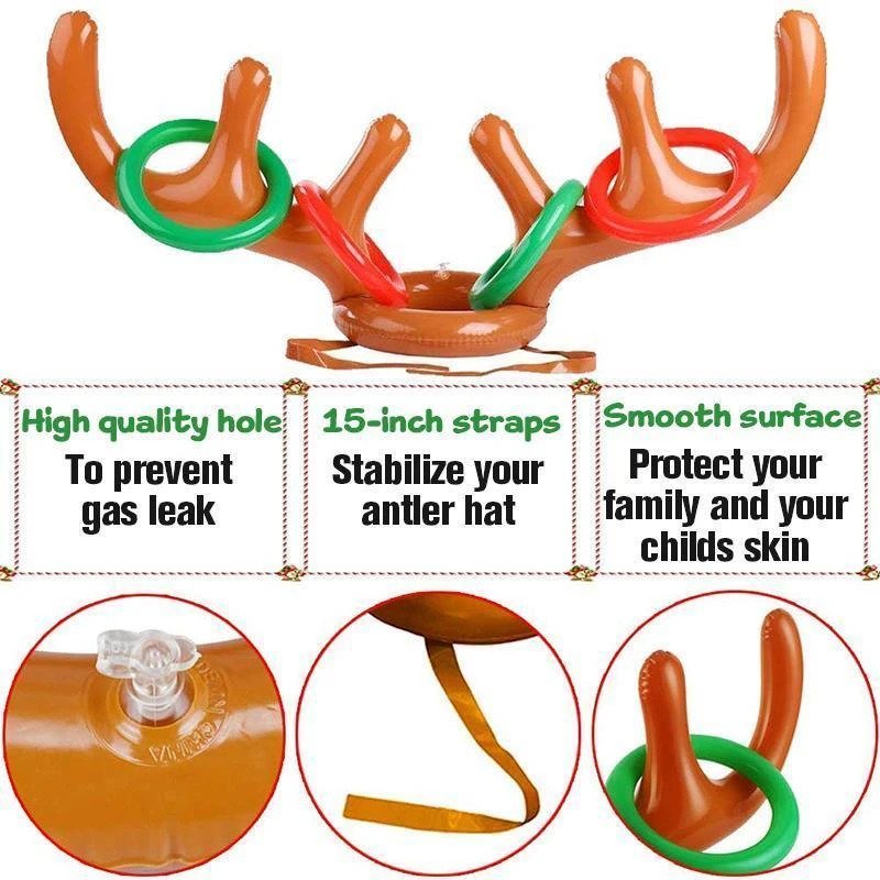 Christmas Reindeer Ring Toss Game