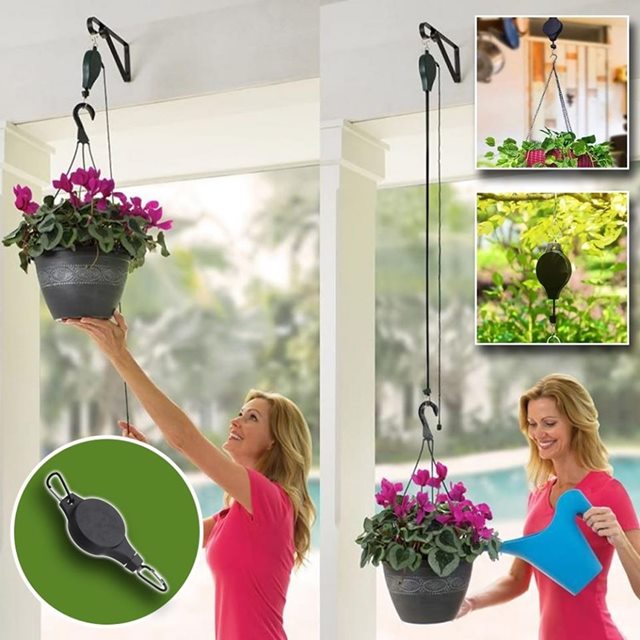 Easy Reach Plant Pulley