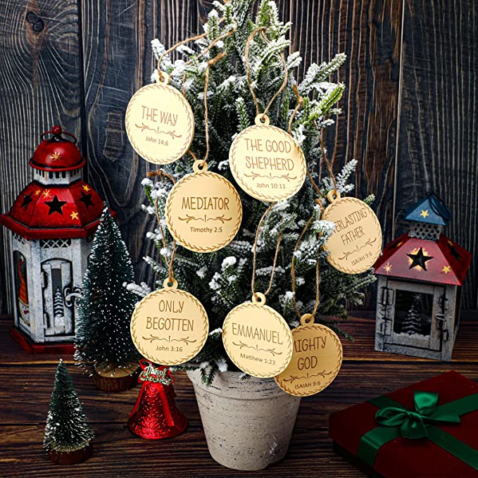 🔥Early Christmas Sale🔥Names Of Jesus Christ Ornaments (24 Pcs)