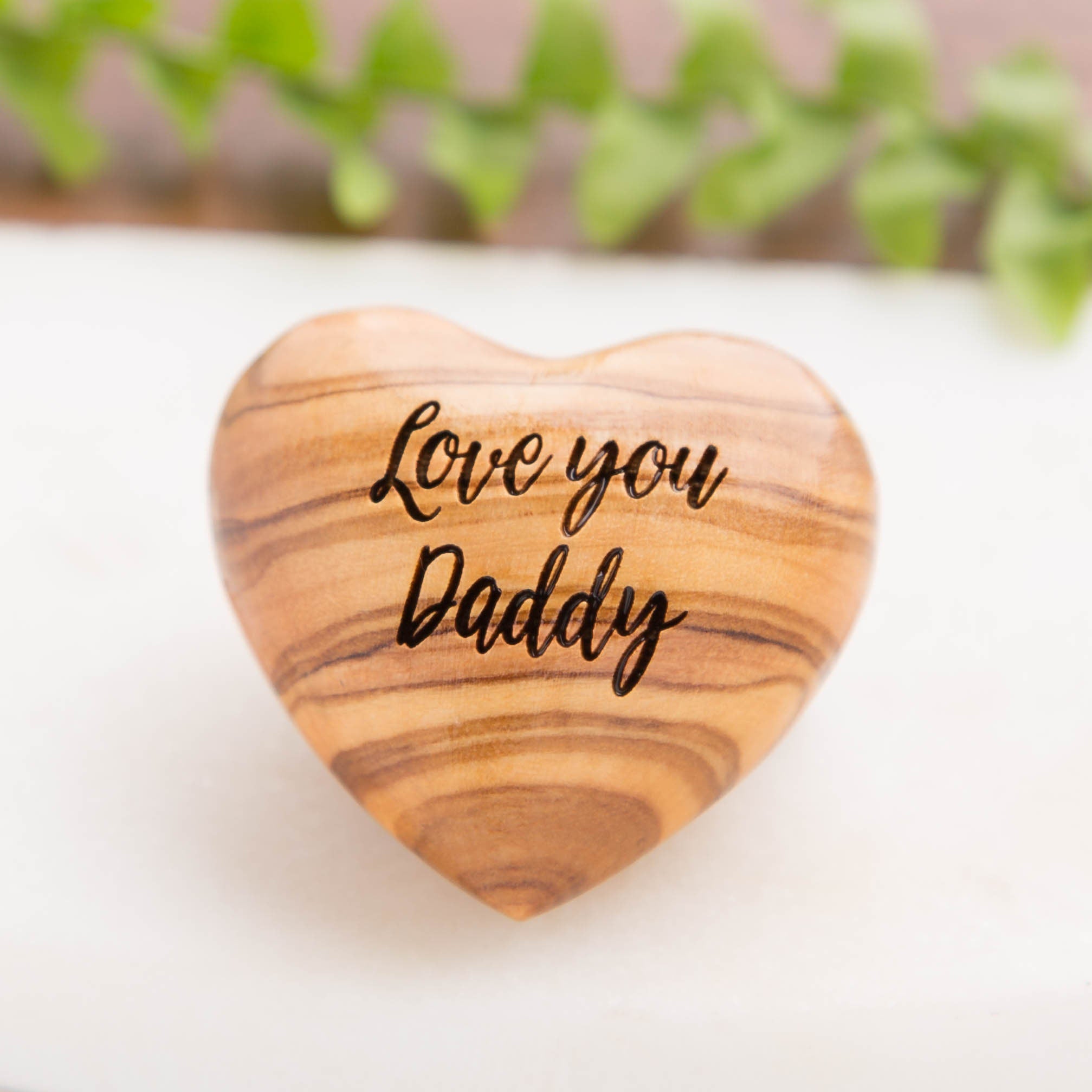 Pocket Hug Wooden Heart Token