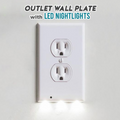 Outlet Wall Plate With LED Night Lights