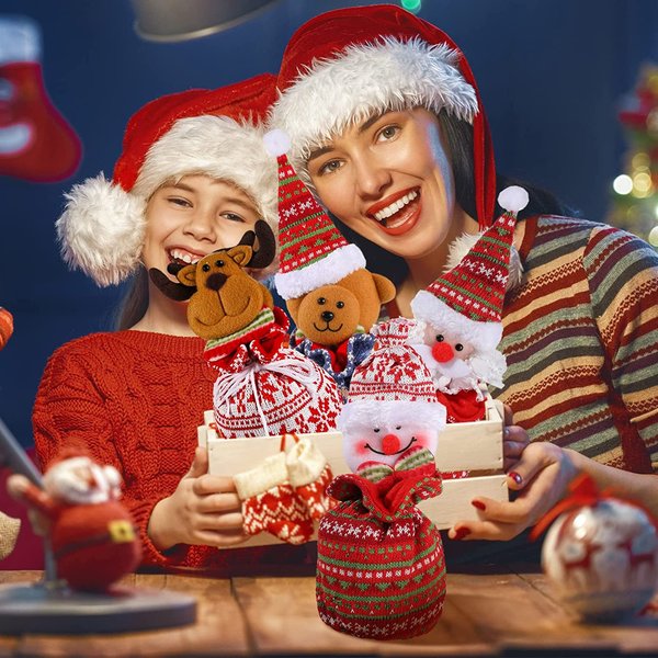 🎅CHRISTMAS PRE-SALE-Knitted Doll Gift Bags