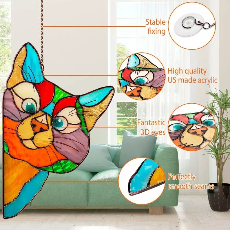 Great Black Friday Sale🔥-Peeking Cat Window Hanger