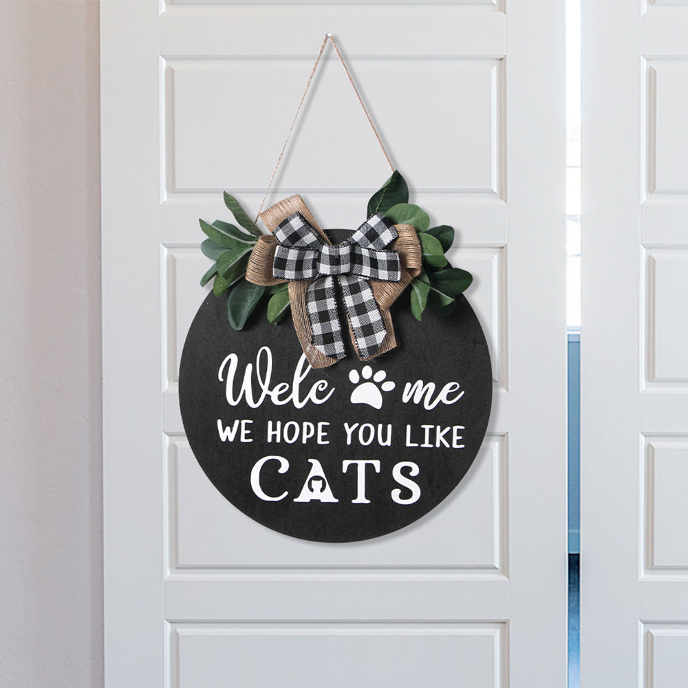 HOPE YOU LIKE DOGS WREATH
