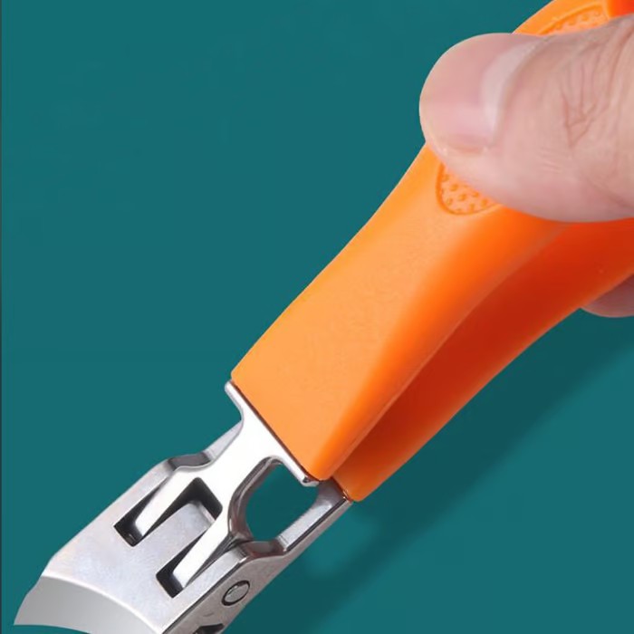 Wide Jaw Opening Anti-Splash Slanted Nail Clipper(50% OFF!!!)