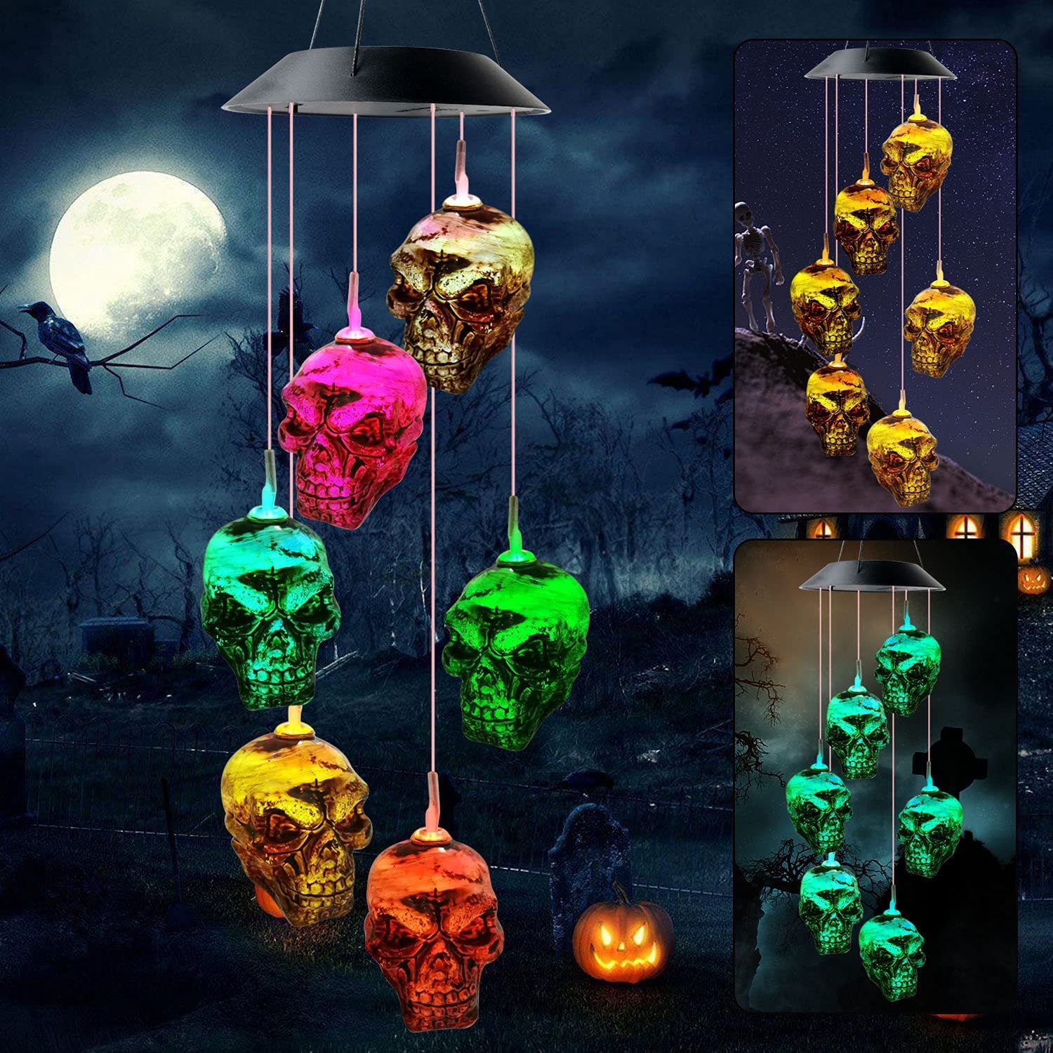 2022 Solar Powered Wind Chimes Lights