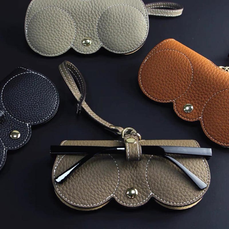 ✨Soft Leather Sunglasses Bag