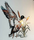 SOLO MALLARD HUNTING & TROUT FISHING - METAL WALL ART