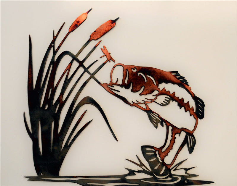 SOLO MALLARD HUNTING & TROUT FISHING - METAL WALL ART