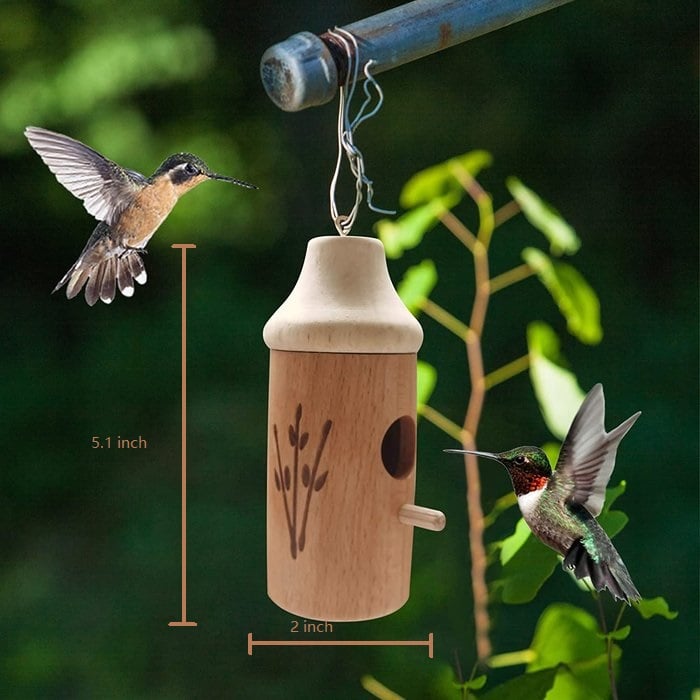 Last Day 70%OFF -Wooden Hummingbird House-Gift for Nature Lovers