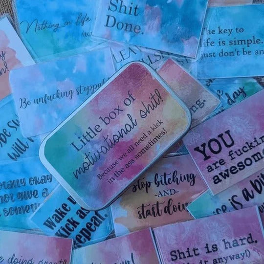 Funny Motivation Cards Gift (1 Set of 20 Sheets)