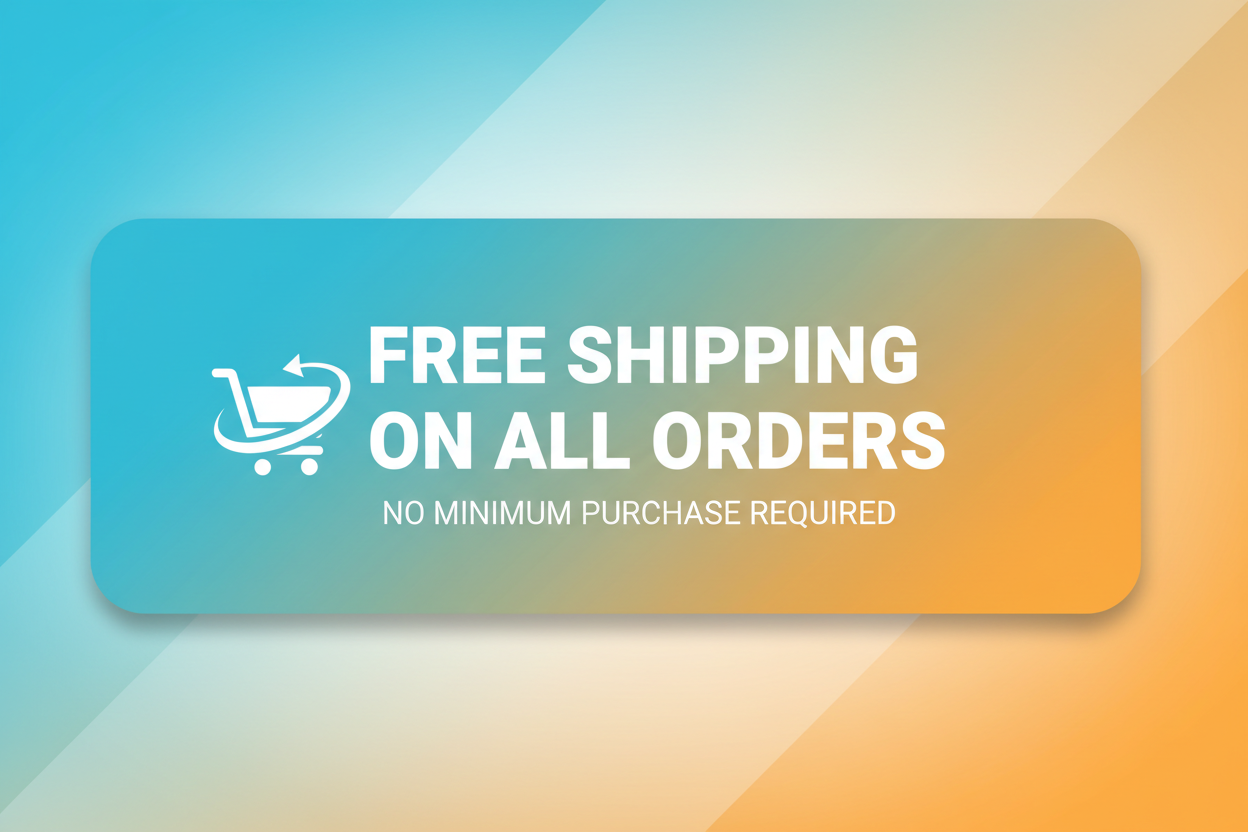 Free Shipping On All Orders Banner
