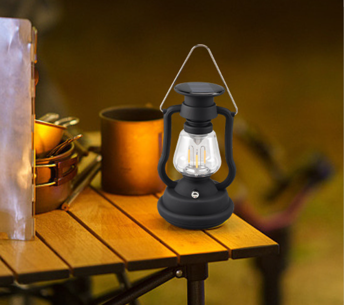 Vintage LED Solar And Hand Crank Lamp(50% OFF today!!!)